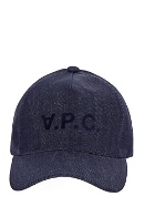 A.p.c. Denim Logo Baseball Cap