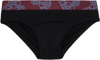Vivienne Westwood Two-Pack Black Cotton Briefs