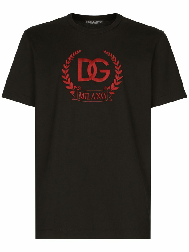 Photo: DOLCE & GABBANA - Logo Cotton T-shirt