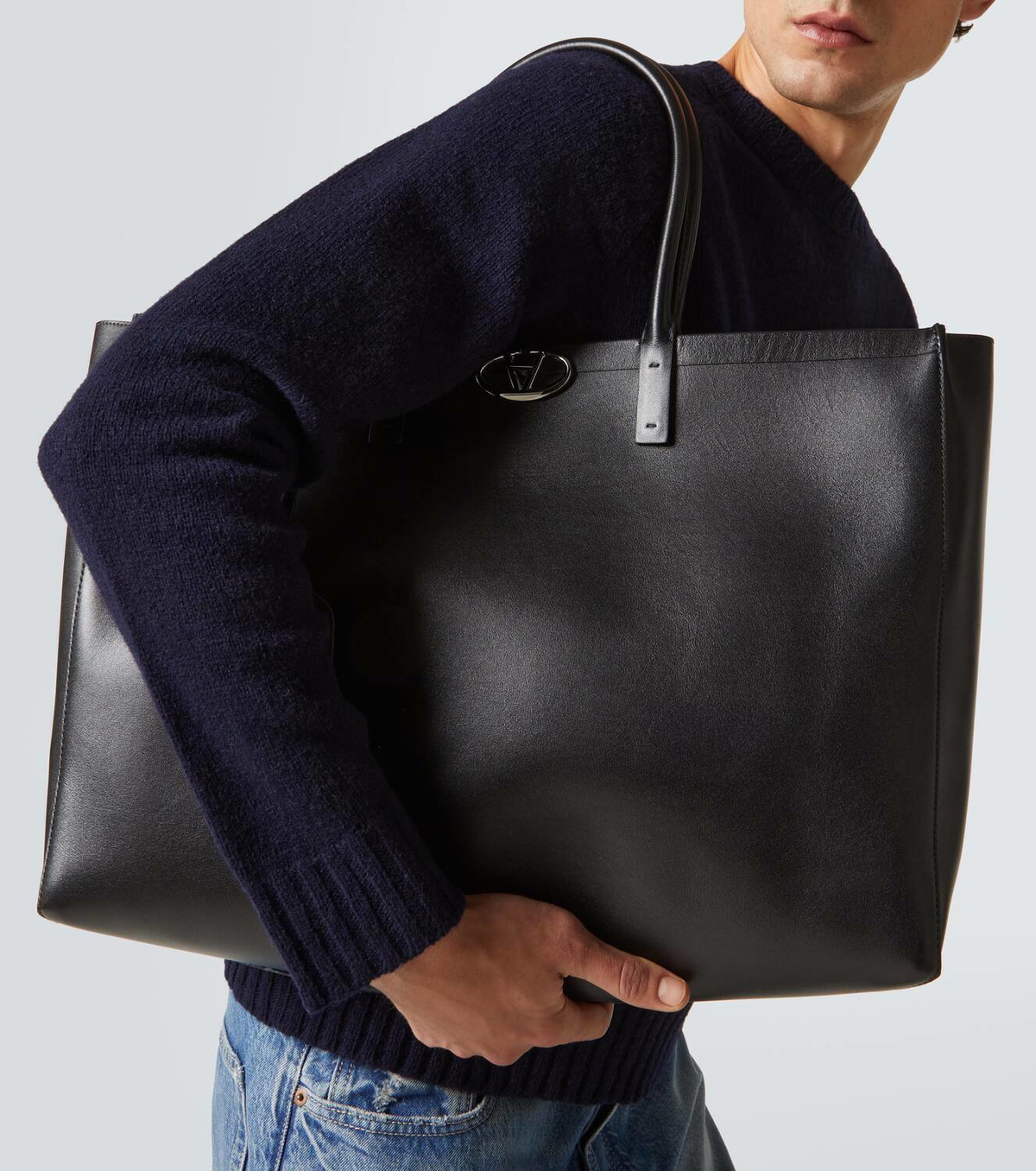 トートバッグ VALENTINO GARAVANI TOTES NERO Valentino Garavani Rockstud Medium Tote - Joseph