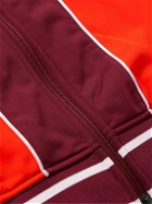Nike Tennis - NikeCourt Heritage Colour-Block Tech-Jersey Track Jacket - Red