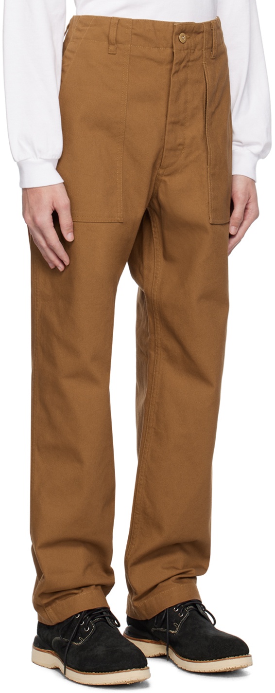 Engineered Garments Brown Fatigue Trousers Engineered Garments