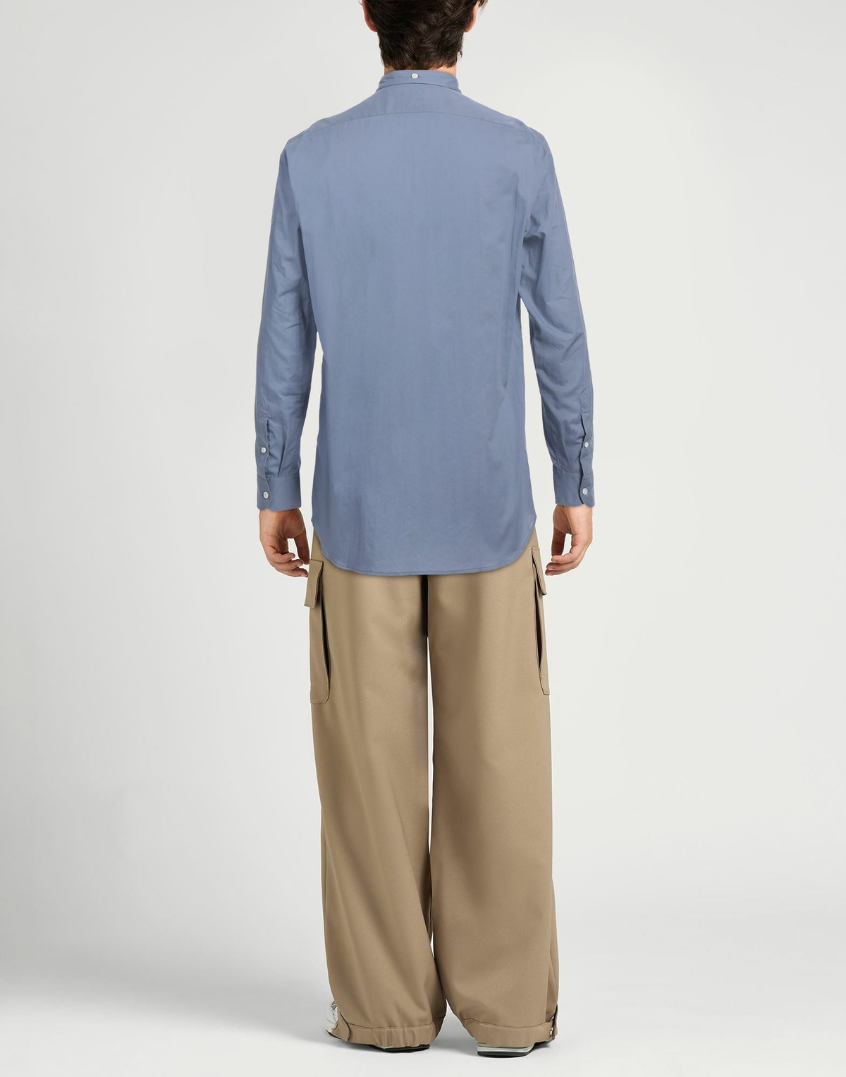 Caruso Mens Shirt Slate in Blue
