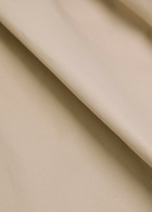 Emporio Armani Pleated Cotton-poplin Trousers Light Brown