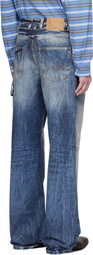 Martine Rose Blue Casual Jeans