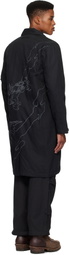 Maharishi Black 5337 DPM: Bonsai Sparse MA Mac Coat