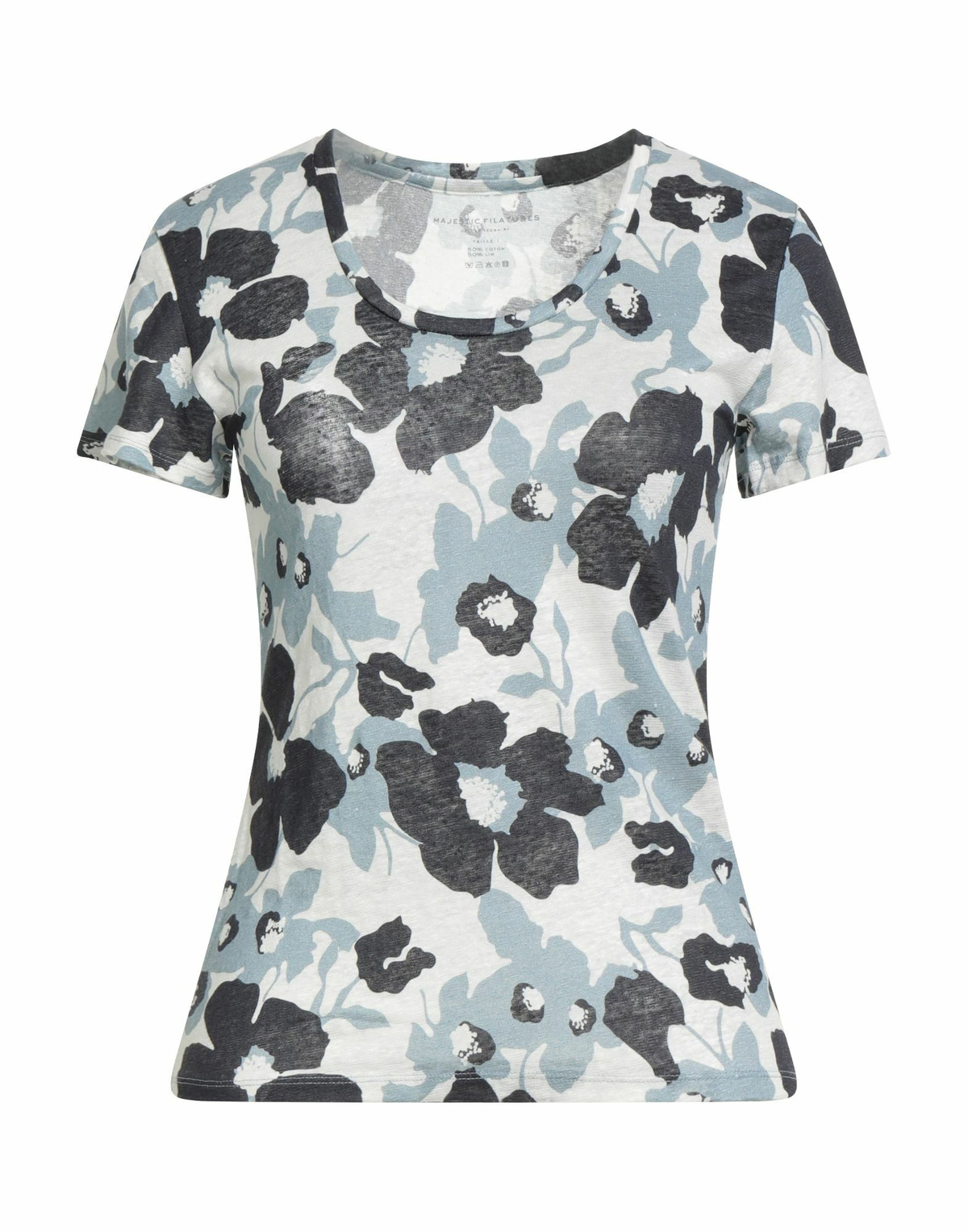 Majestic Filatures Womens T-shirt Light in Blue