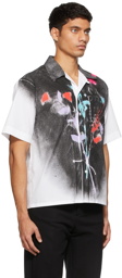 Marni White Graphic Button Shirt