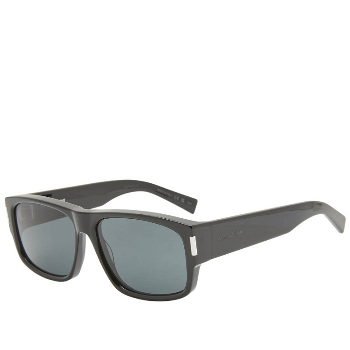 Photo: Saint Laurent Sunglasses Men's Saint Laurent New Wave SL 689 Sunglasses in Black