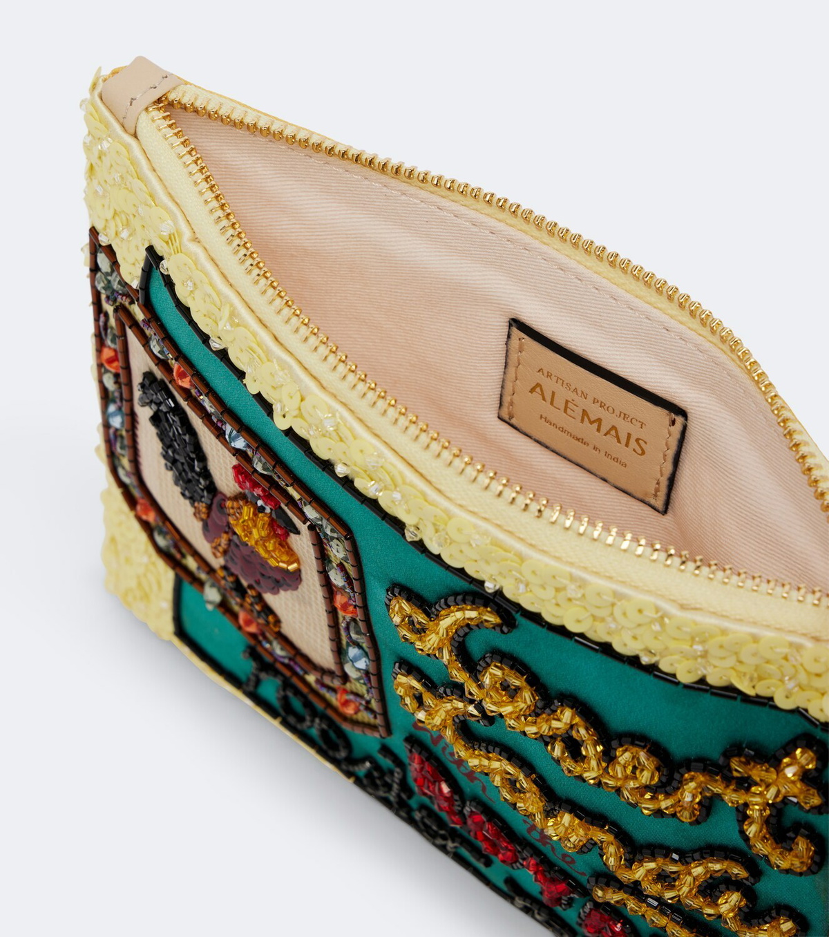 Alémais Ace Rooster embellished pouch