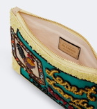 Alémais Ace Rooster embellished pouch