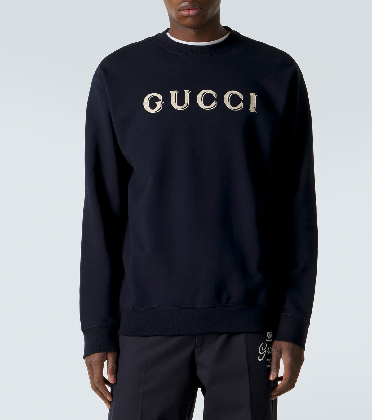 Gucci Logo cotton jersey sweatshirt