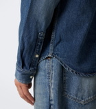 Saint Laurent Cassandre denim shirt