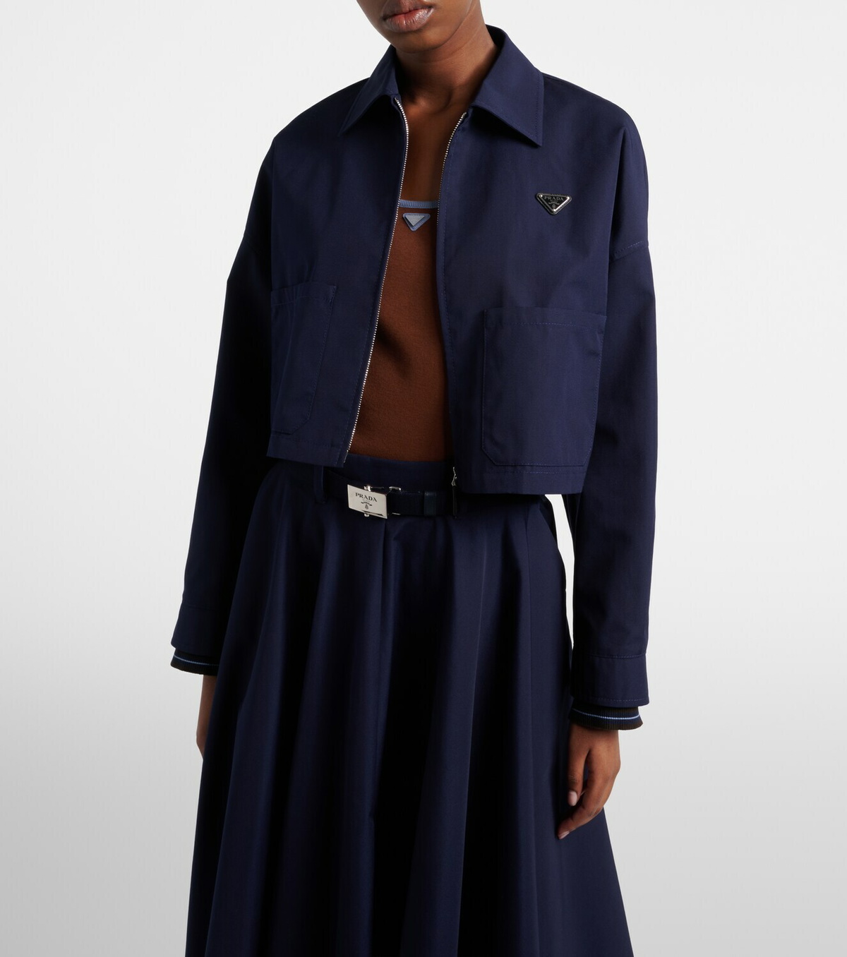 Prada Poplin blouson jacket