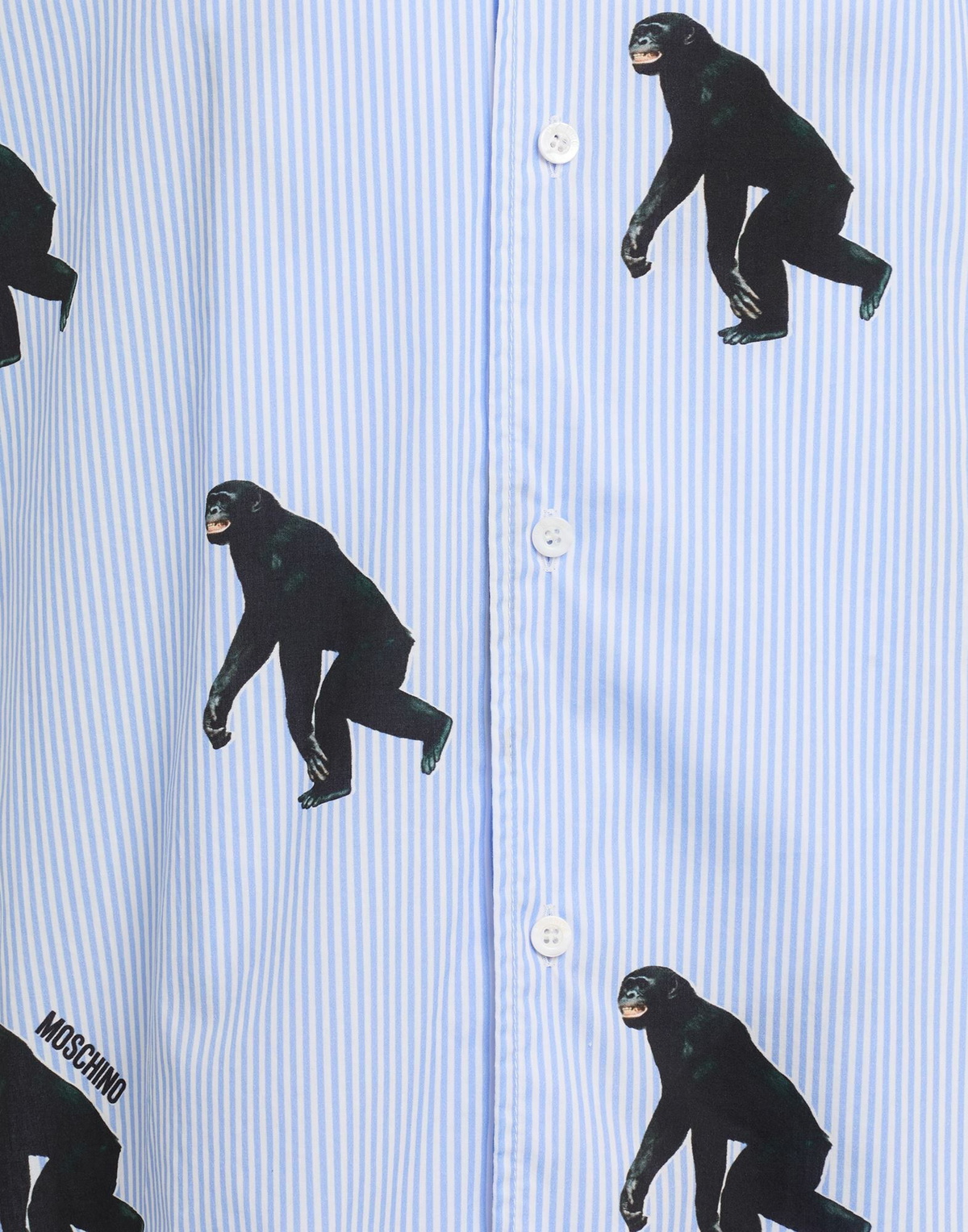 Moschino Couture Mens Shirt Sky in Blue