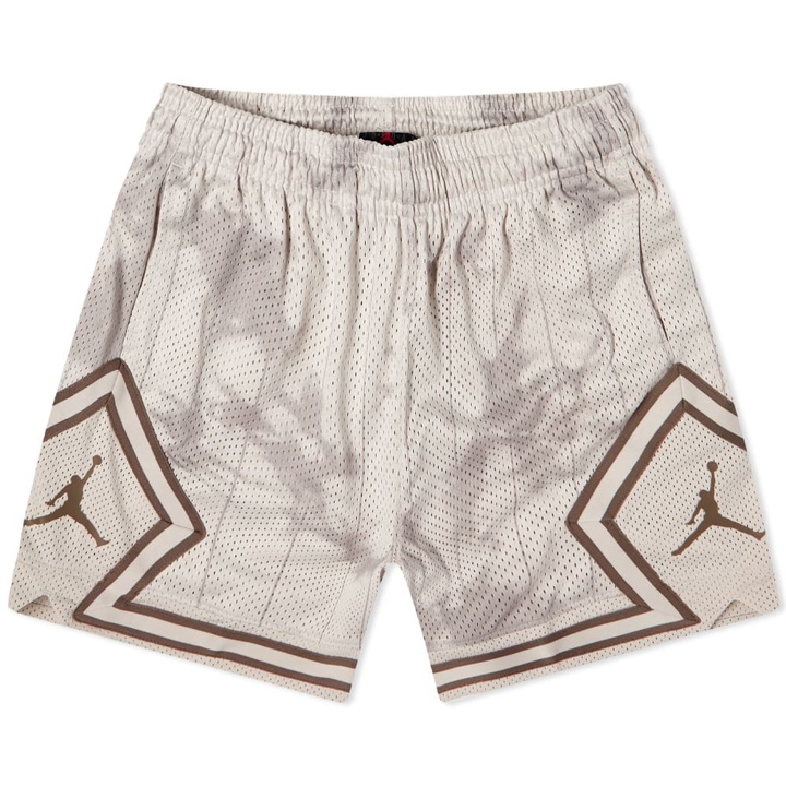 Photo: Air Jordan Women's Diamond Shorts in Orewood Brown/Olive Grey