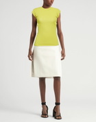 Issey Miyake Womens Sweater Lime in Green