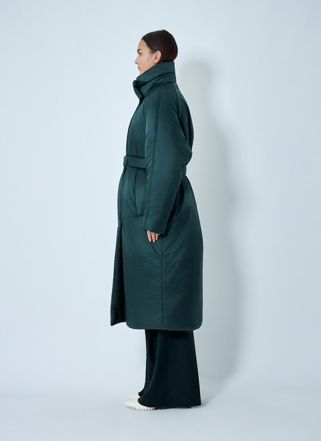 Lacoste Satin Padded Coat