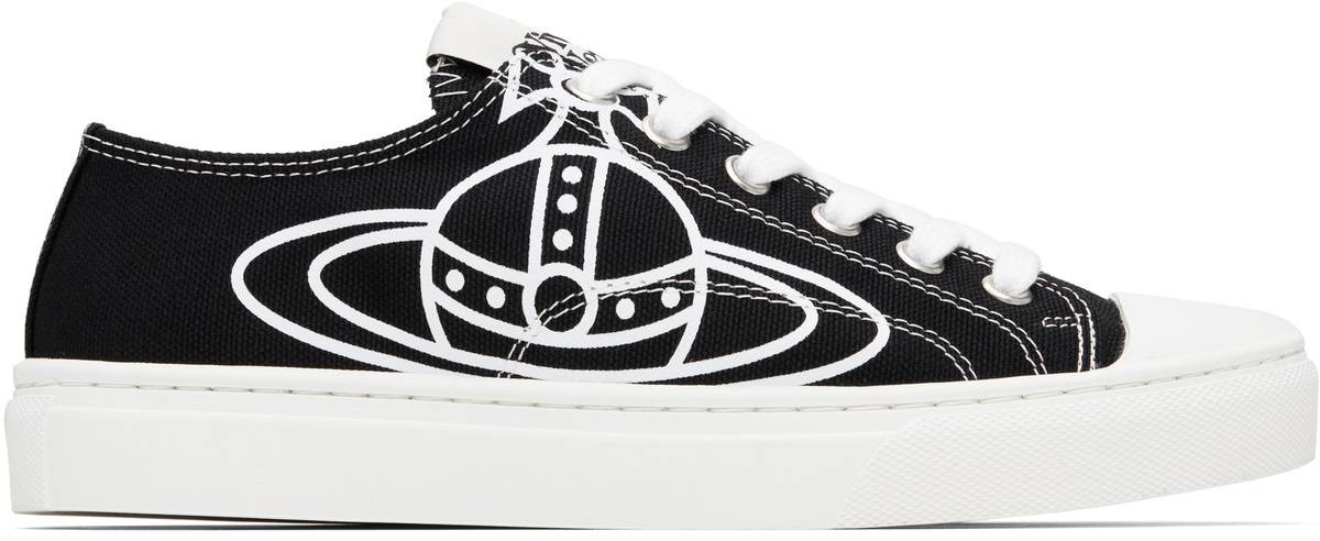 Vivienne Westwood Black Plimsoll Low Top 2.0 Sneakers