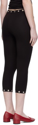 Miaou Black Carla Capri Leggings