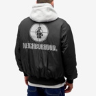 Neighborhood Men's x Public Enemy Varsity Jacket in Black