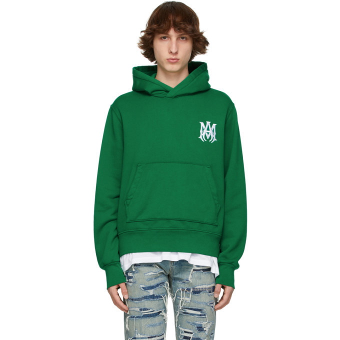 Photo: AMIRI Green Fitted M.A. Hoodie