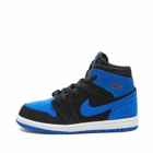 Air Jordan 1 Retro High OG TD Sneakers in Black/Royal Blue