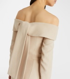 Emilia Wickstead Nosrat wool crêpe bustier dress