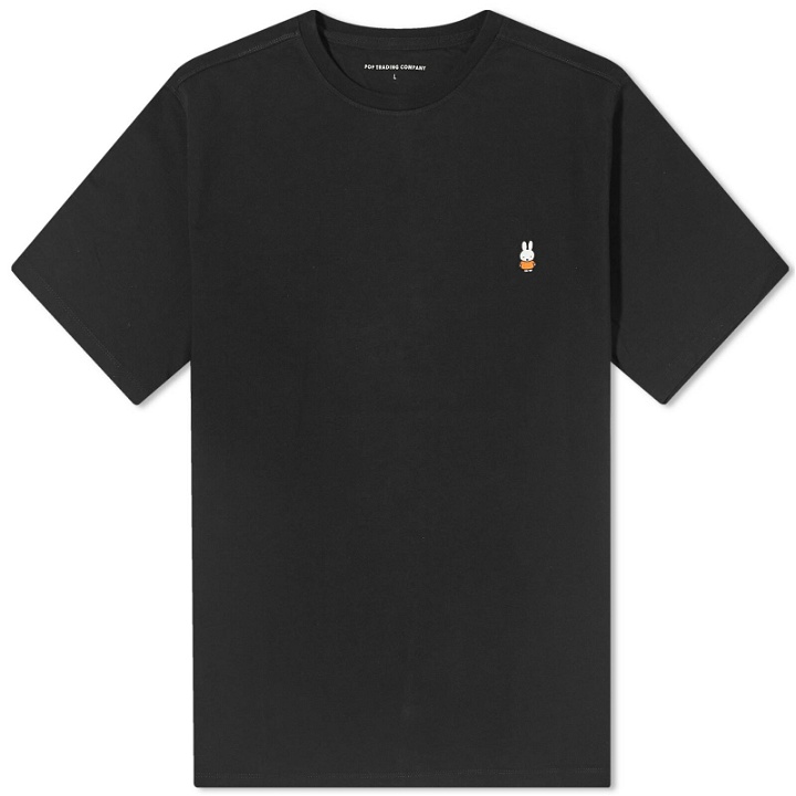 Photo: Pop Trading Company Men's x Miffy Embroidered T-Shirt in Black