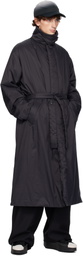 Y-3 Black Padded Coat