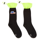 ADER error Black and Green A String Socks