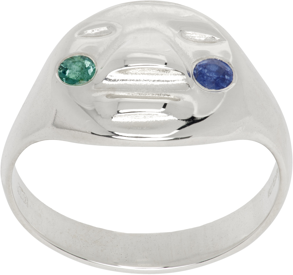 Alec Doherty SSENSE Exclusive Silver Hazy Ring