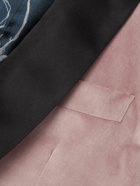 Paul Smith - Slim-Fit Satin-Trimmed Cotton-Velvet Tuxedo Jacket - Pink