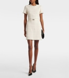 Versace Medusa '95 cotton-blend tweed minidress