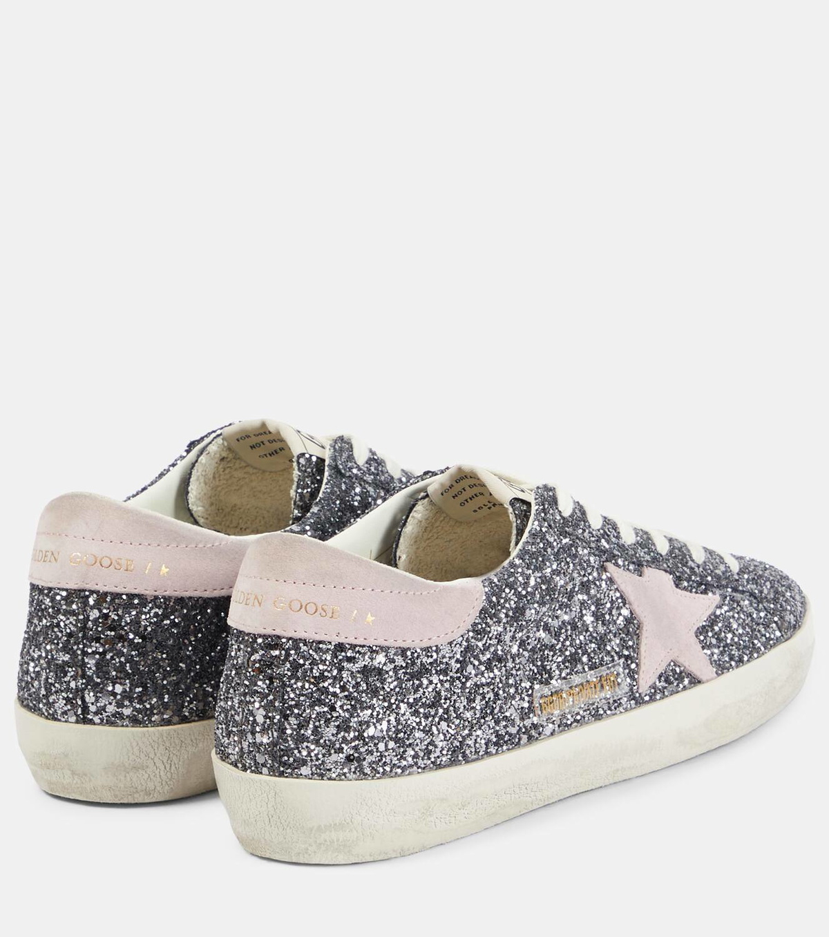 Golden Goose Super-Star glitter sneakers Golden Goose Deluxe