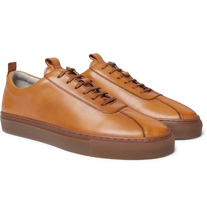 Photo: Grenson - Leather Sneakers - Brown