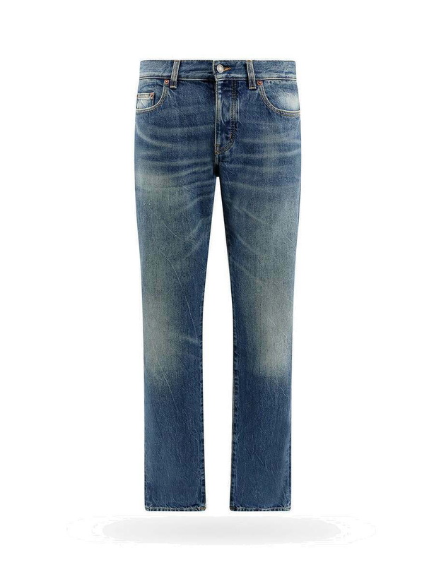 Saint Laurent Skinny Fit Damaged Jean Saint Laurent