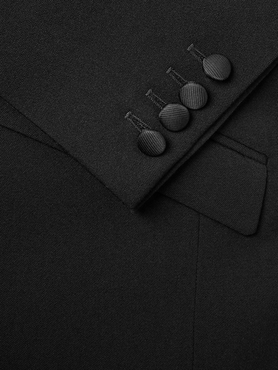 Favourbrook - Hampton Slim-Fit Grosgrain-Trimmed Wool Tuxedo Jacket - Black