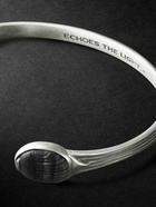 Lito - Burnished Silver Ferrite Bangle