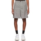 Alexander Wang Black and White Wool Houndstooth Shorts