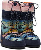 Guest in Residence Navy & Pink Moon Boot Edition Icon Postcard Boots