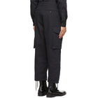 AMI Alexandre Mattiussi Navy Worker Fit Cargo Pants