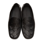 Bottega Veneta Black Intrecciato Loafers