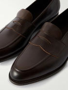 Edward Green - Piccadilly Leather Penny Loafers - Brown