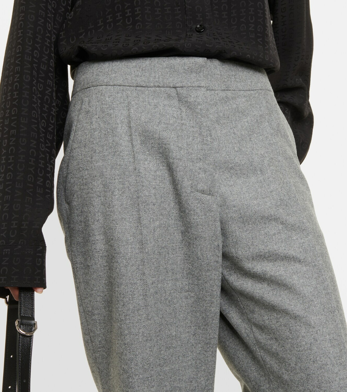 4G jersey flared pants in black - Givenchy