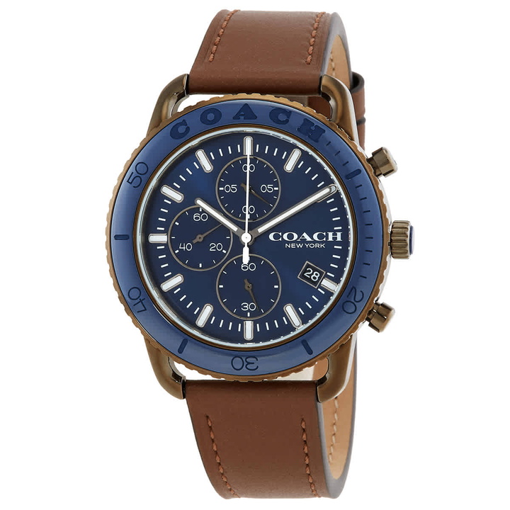 Photo: Coach Cruiser Chronograph Quartz Blue Dial Mens Watch 14602610