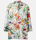 Gucci Floral silk twill shirt
