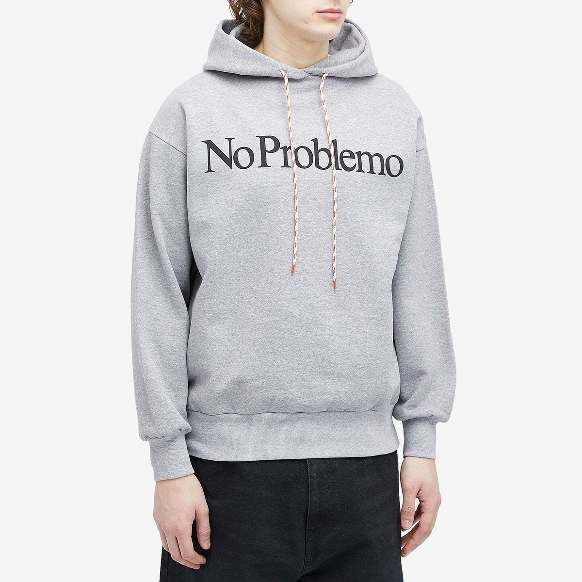 No Problemo Men's Hoodie in Grey Marl