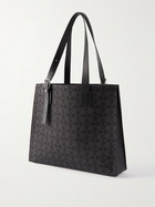 Loewe - Leather-Trimmed Logo-Jacquard Canvas Tote Bag