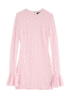 Rotate Sunday Floral Lace Mini Dress Light Pink